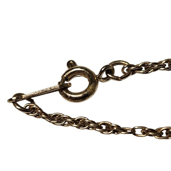 Elegant Gold Tone Rope Chain Necklace Simple Minimalist Fashion Jewelry Women - Picture 3 of 5